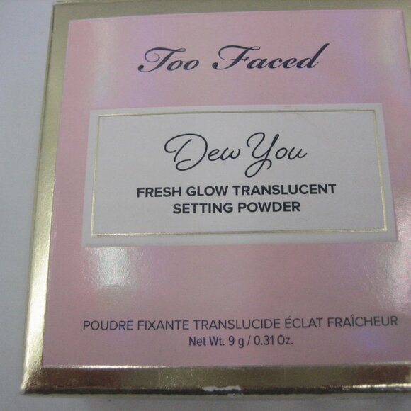NEW! Too Faced RADIANT PEARL Dew You Fresh Glow Setting Powder - Picture 3 of 3